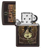 Zippo Eric Clapton Guitar Design Brown 48196