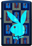 Zippo Playboy Black Light Rabbit Head Black Matte 48233