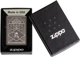 Zippo Art Deco Design Black Ice 48247