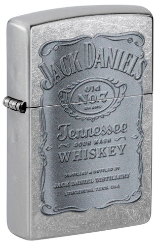 Zippo Jack Daniel's Silver Logo Street Chrome 48284