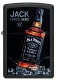 Zippo Jack Daniel's Jack Lives Here Black Matte 48290