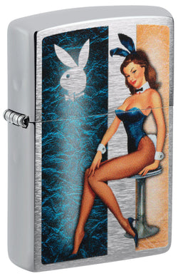 Zippo Playboy Playmate Brushed Chrome 48374