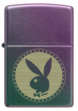 Zippo Playboy Engraved Rabbit Head Iridescent 48380