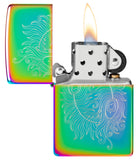Zippo Laser Engraved Spiritual Design Multi Color 48390