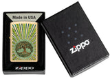 Zippo Fusion Tree of Life Design High Polish Brass 48391