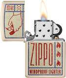 Zippo Windproof Lighter Design Flat Sand 48397