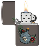 Zippo Moonshine Jug Design Black Ice 48409