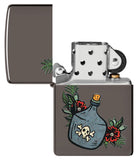 Zippo Moonshine Jug Design Black Ice 48409