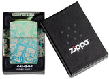 Zippo Laser 360° Tattoo Theme Design High Polish Teal 48410