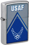 Zippo U.S. Air Force Design Street Chrome 48551