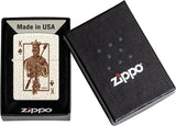 Zippo Rick Rietveld Ace Skull Design Mercury Glass 48552