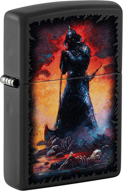 Zippo Frank Frazetta Evil Overlord Black Matte 48555