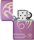 Zippo Anne Stokes Laser 360 High Polish Purple 48574