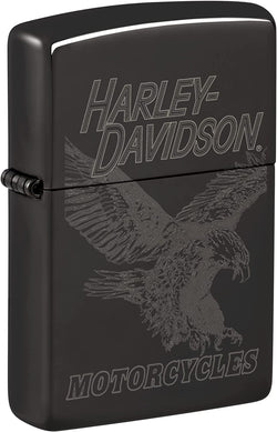 Zippo Harley-Davidson Laser Fancy Fill High Polish Black 48601