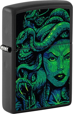 Zippo Medusa Design Black Matte 48609