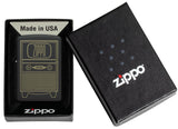 Zippo Vintage TV Design Black Matte 48619