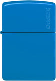 Zippo Sky Blue Matte Logo Classic 48628ZL