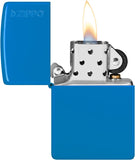 Zippo Sky Blue Matte Logo Classic 48628ZL