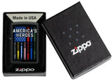 Zippo Buck Wear™ America's Heroes Design Color Image Black Matte 48634