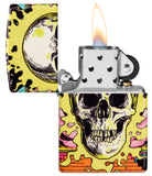 Zippo Trippy Skull Design Glow in the Dark 540 Color 48640