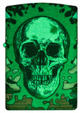 Zippo Trippy Skull Design Glow in the Dark 540 Color 48640