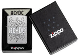 Zippo AC/DC Logo Street Chrome 48641