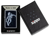 Zippo Skateboarding Astronaut Design Flat Grey 48644