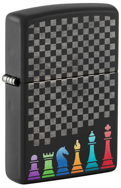 Zippo Color Image Laser Engrave Black Matte 48662