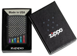 Zippo Color Image Laser Engrave Black Matte 48662