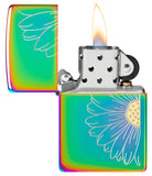 Zippo Multi Color Laser Two-Tone 48668