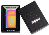 Zippo Slim Multi Color Laser Two-Tone 48670