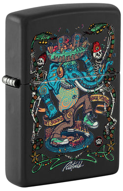 Zippo Rick Rietveld Black Matte Black Light 48673