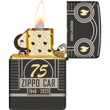 Zippo Collectible COY 2023 Zippo Car 75th Anniversary Limited High Polish Black 48691