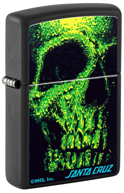 Zippo Santa Cruz Skull Design Black Matte 48743
