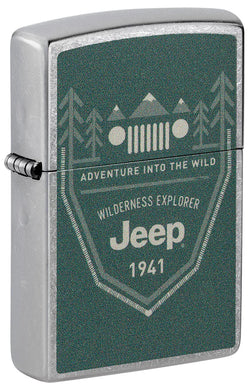 Zippo Jeep Wilderness Explorer Street Chrome 48766