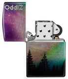 Zippo Colorful Sky Design 540 Tumbled Chrome 48771