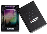 Zippo Colorful Sky Design 540 Tumbled Chrome 48771