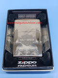 Zippo Harley Davidson Howling Wolves Design Black Ice 48799