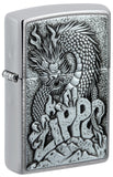 Zippo Design Brushed Chrome 48902