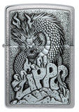 Zippo Design Brushed Chrome 48902