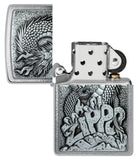 Zippo Design Brushed Chrome 48902