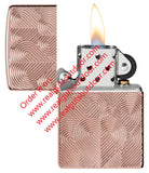 Zippo Hearts Armor High Polish Rose Gold 48919