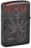 Zippo Plant Design High Polish Black 48924