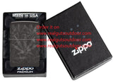 Zippo Plant Design High Polish Black 48924