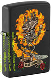 Zippo Rick Rietveld Day of the Dead Design Black Matte 48954