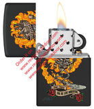 Zippo Rick Rietveld Day of the Dead Design Black Matte 48954