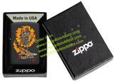 Zippo Rick Rietveld Day of the Dead Design Black Matte 48954