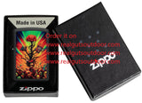 Zippo Abstract Zombie Black Matte 48956