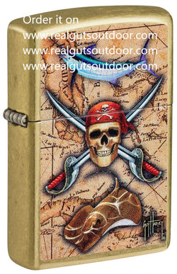 Zippo Guy Harvey Design Street Brass Color Image 48966