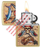 Zippo Guy Harvey Design Street Brass Color Image 48966